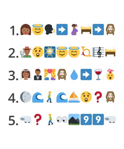 Emoji Quiz: Can You Guess These New Testament Stories? Bible Emoji, Emoji Messages, Emoji Quiz, Old Testament Bible, Jesus Crafts, Four Gospels, Message Bible, Emoji Backgrounds, The Lost Sheep