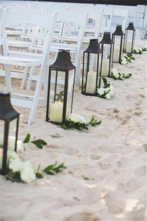 28 Awesome Beach Wedding Decorations That Wow #beachwedding #weddingdecor #wedding #bride #love #weddingday Beach Wedding Aisle, Wedding Ceremony Chairs, Beach Wedding Aisles, Beach Wedding Decorations Reception, Riviera Beach, Rustic Wedding Decorations, Wedding Ceremony Ideas, Ceremony Chairs, Boda Mexicana