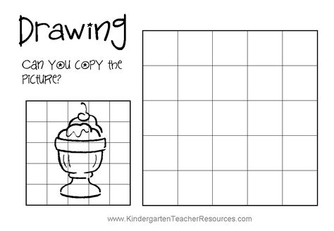 Grid Art Worksheets | Teach Kids to Draw Grid Drawing Ideas, Teach Kids To Draw, Drawing Ideas Simple, Drawing Worksheets, Drawing Grid, Grid Drawing, Art Sub Plans, Art Handouts, Grid Art