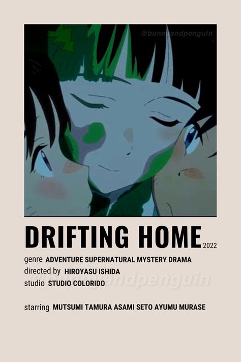 Drifting Home Anime Pfp, Les Murs Vagabonds, Drifting Home Wallpaper, Drifting Home Anime Icons, Noppo Drifting Home Icons, Polaroid Room Decor, Drifting Home Anime, Polaroid Room, Drifting Home