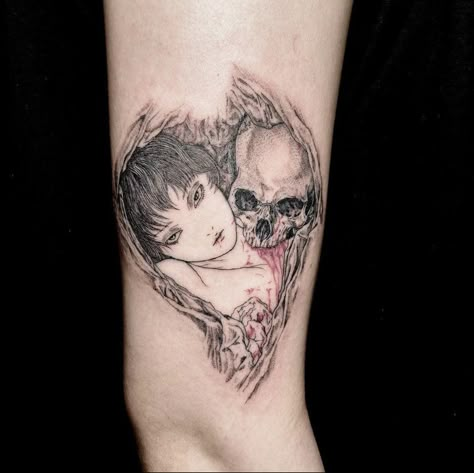 Tattoos Horror, Takato Yamamoto Tattoo, Faerie Tattoo, Taboo Tattoo, Goth Tattoo, Grunge Tattoo, Doll Tattoo, Funky Tattoos, Facial Tattoos