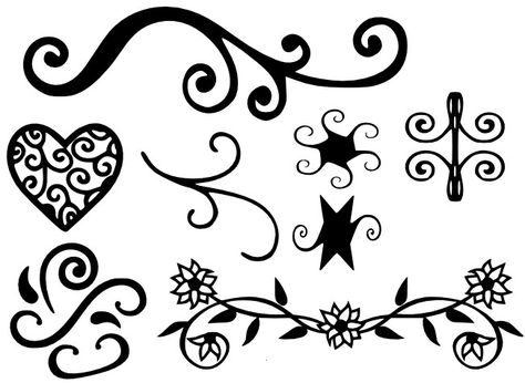 You can never have too many decorations!! Remember, these can be used for both making die-cuts (to make cards, scrapbooking projects, etc.) as well as making your own embossing folders (click here … Flowers Heart, Silhouette Tutorials, Free Svgs, Silhouette Images, Silhouette Cameo Projects, Cricut Svg Files, Free Clipart, Silhouette Ideas, Cameo Projects