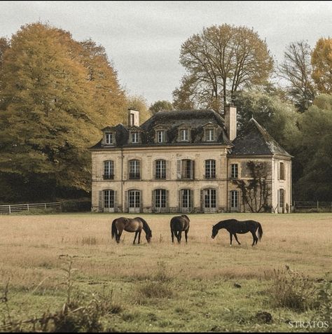 Old Money House, Creative Garden Decor, Equestrian Estate, Countryside House, French Country House, Country Estate, House Garden, Dream House Exterior, Old Money Aesthetic