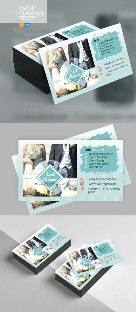 Event Planner Business Card Ideas, Event Visiting Card Design, Event Management Visiting Cards, Event Planner Business Card Design, Event Planner Quotes, Logo Design Event, Wedding Planner Business Card, Event Planers, Event Planning Portfolio