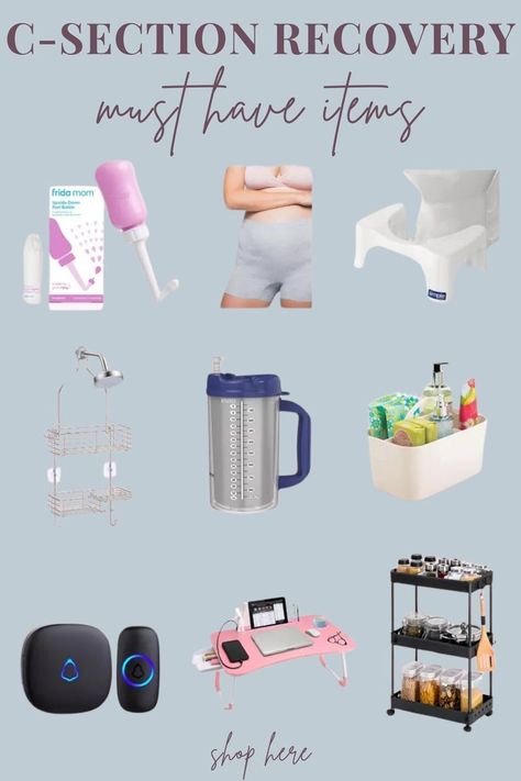 Get the best C-section recovery must-have items for new moms to aid your healing and comfort. Combine useful pregnancy advice and new mom tips and tricks with essential mom items to make your postpartum period easier and more enjoyable. C Section Must Haves, Mom Gadgets, Frida Mom, New Mom Tips, C Section Recovery, Pregnancy Advice, C Section, Mom Tips, New Mom