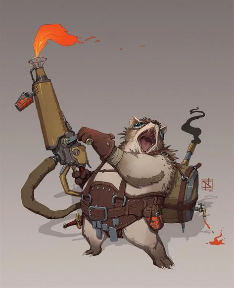 [OC][ART] Hedgehog Artificer : DnD Zootopia Characters, Mouse Guard, Dnd Races, Dnd Inspiration, Dnd Character Ideas, Hedgehog Art, Dungeons And Dragons Characters, Character Sketches, Dnd Ideas