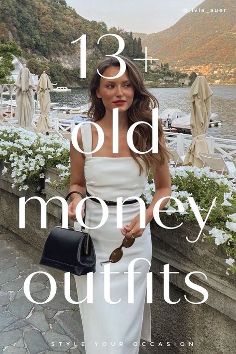 On the hunt for old money outfits inspo or classy outfits for women? This list has looks with old money aesthetic so you can easily get the old money look. These casual outfits are elevated yet easy to recreate for spring, summer, fall, and winter 2024. Summer Style Old Money, Old Money Women Outfits Formal, Summer Outfit Staples, Summer Outfits 2024 Classy, Elevated Casual Outfit Spring, Elegant Summer Outfits Classy Chic 2024, Old Money Outfits Spring 2024, Bachelorette Guest Outfit, Cold Spring Outfit Dressy