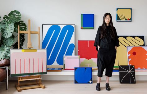 Evi O's New Exhibition, 'Jungle', Set to Open in Sydney Next Week Hunting For George, Artist Exhibition, Artist Collaboration, Exhibition Building, Riso Print, Australian Architecture, Abstract Composition, Creative Block, New Kids On The Block