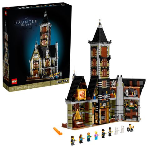 Free 2-day shipping. Buy LEGO Haunted House (10273) Creative DIY Project for Adults (3,231 Pieces) at Walmart.com Lego Haunted House, Diy Projects For Adults, Best Lego Sets, Haunted House Diy, Construction Lego, Lego System, Projects For Adults, Horror House, Buy Lego