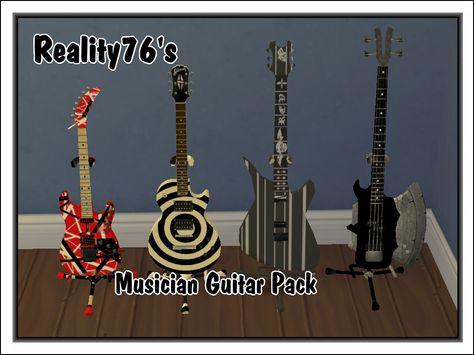 My Sims 4 Blog: Objects - Activities Sims 4 Rockstar Gf Cc, Sims 4 Cc Bass Guitar, Sims 4 Guitar Case, Sims 4 Grunge Cc Furniture, Sims 4 Cc Wall Guitar, Sims 4 Guitar Cc, Sims 4 Bass Guitar, Sims 4 Electric Guitar Cc, Sims 4 Blog