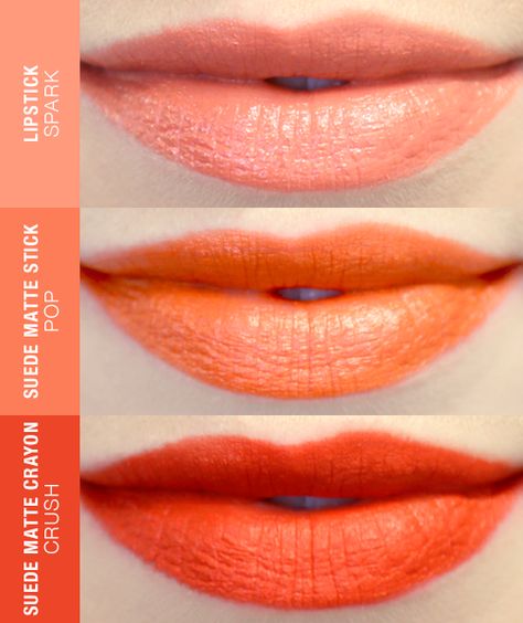 Orange Lipstick Makeup, Lipsence Lip Colors, Lip Makeup Looks, Red Orange Lipstick, Basic Makeup Tutorial, Best Lipstick Color, Orange Lipstick, Orange Lips, Lipstick Kit