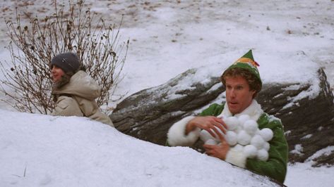 Christmas Comedy Movies, Elf 2003, Cotton Headed Ninny Muggins, Movie Locations, Elf Movie, Will Ferrell, Buddy The Elf, Holiday Movie, Snow Scenes