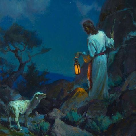 “Saving That Which Was Lost,” by Michael Malm Michael Malm, Pictures Of Christ, Jesus Christ Artwork, Lds Art, Jesus Christ Art, Religious Painting, Bath Art, Jesus Painting, The Good Shepherd