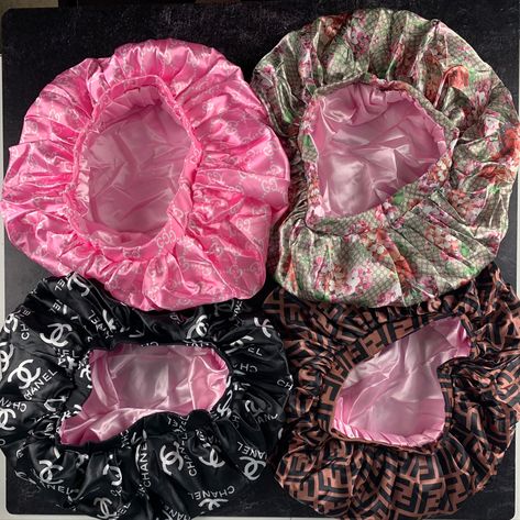 Cute Bonnets For Women, Bonnets Aesthetic, Lv Bonnets, Aesthetic Bonnet, Designer Bonnets, Luxury Bonnets, Casual Pink Bonnet, One Size Fits All, Cute Bonnets, Bonnet Aesthetic