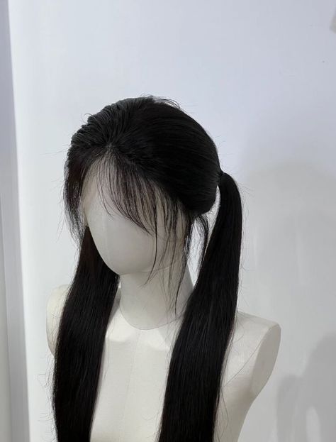 Korean Black Hairstyle, Long Korean Hair, Black Hairstyle, Hair Doctor, Hair Style Korea, Korean Hair, Kawaii Hairstyles, Pretty Hair Color, Hair Tutorials For Medium Hair