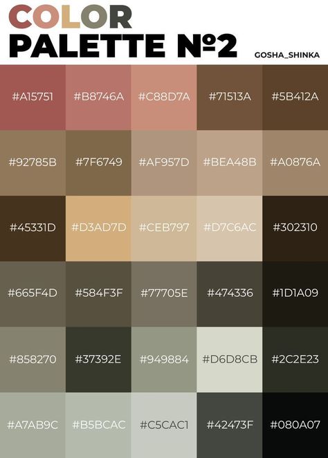 Brown Color Schemes Outfit, Color Schemes Dark Academia, Dark Academia Pallete Color, Earth Tone Palette Color Code, Cool Tone Brown Color Palette, Light Academia Pallete, Light Academia Color Pallete, Color Palette Light Academia, Light Academia Hex Codes