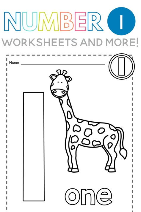 Number 1 coloring page with a giraffe Teaching The Number 1 Preschool, Learning The Number 1 Preschool, Number 1 Colouring Worksheet, Pre K Number 1 Activities, Number 1 Activities For Preschool Crafts, Number 1 Worksheets For Toddlers, Number 1 Worksheet Kindergarten, Number 1 Activity For Preschool, Number One Worksheet Preschool