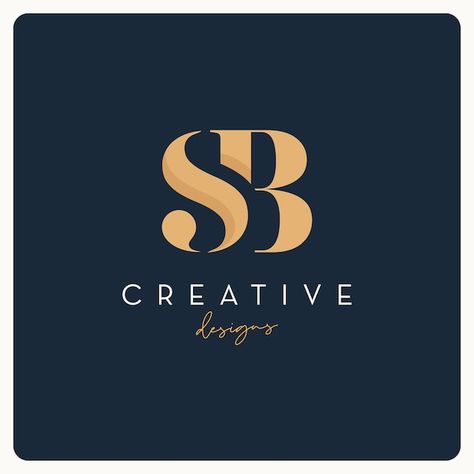 Sb Logo Design Letter, Sb Logo Design, Logo Design Letter, Sb Logo, Logo For Business, Natural Design, Letter Logo Design, Logo Design Creative, Design Creative