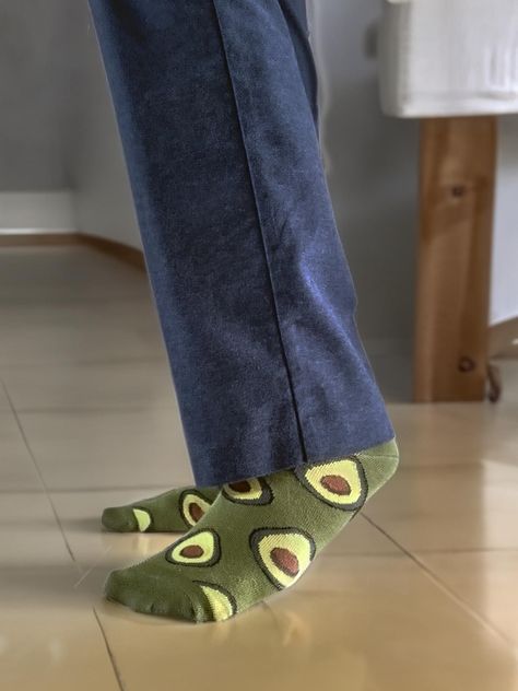 🥑 Avocado lovers, these are for you! Add a splash of fun to your wardrobe with these quirky avocado-print socks! Designed for comfort and style, these socks are made from 80% cotton, ensuring breathability and softness all day long. Perfect for everyday wear, these socks are lightweight, stretchy, and durable, making them great for casual outfits or as a fun gift for family, friends, or avocado enthusiasts. ✨ Features: ✔ Premium Material - Made with 80% cotton, 17% polyester, and 3% spandex for Avocado Print, Sock Collection, Stylish Socks, Cool Socks, Cotton Socks, Casual Socks, Socks And Hosiery, Gift For Family, Hosiery