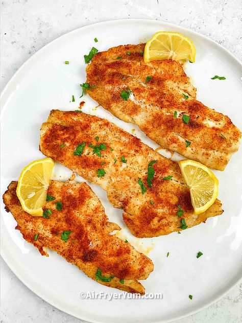 Haddock In Air Fryer Recipe, Air Fryer Haddock, Haddock In Air Fryer, Breaded Haddock In Air Fryer, Fried Haddock Recipes, Cooking Haddock Filets, Snapper Filet Recipes, Cooking Haddock, Air Fryer Hake Fish