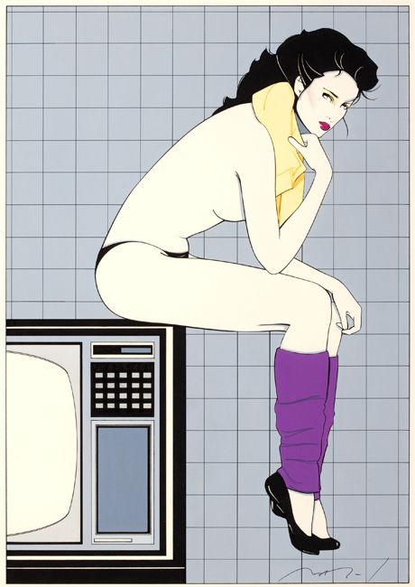 Nagel Art, Patrick Nagel, 1980s Art, Glamour Art, Tableau Art, Poster Art Print, Pin Up Art, Vintage Pinup, A Tv