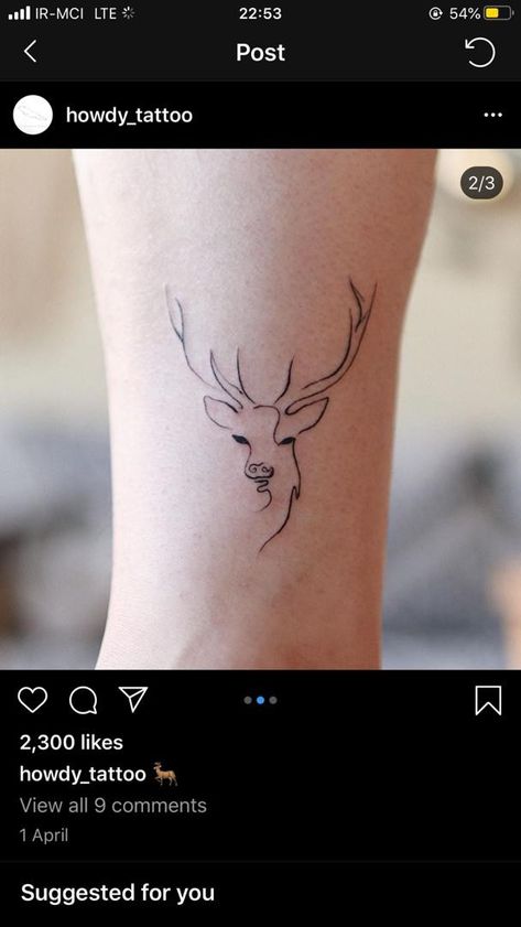 Baby Deer Tattoo, Reindeer Tattoo, Cool Nature Tattoos, Buck Tattoo, Flow Tattoo, Hunting Tattoos, Cool Nature, Small Chest Tattoos, Deer Tattoo