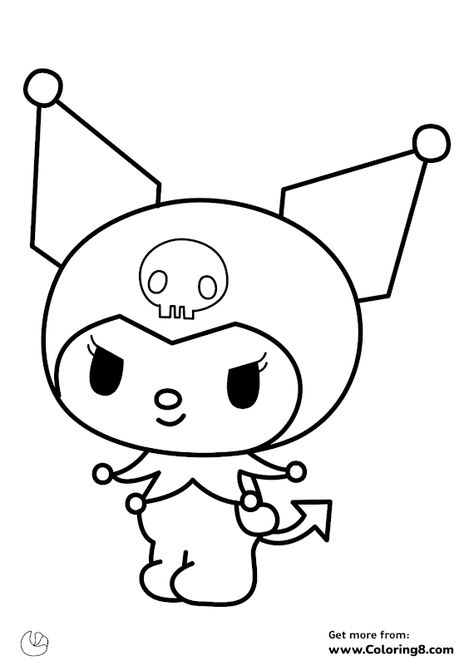 Kumori coloring page Coloring Hello Kitty, Coloring Pages Sanrio, Hello Kitty Coloring Pages, Kitty Videos, Kitty Coloring Pages, Starbucks Wallpaper, Monster Truck Coloring Pages, Hello Kitty Imagenes, Family Coloring Pages