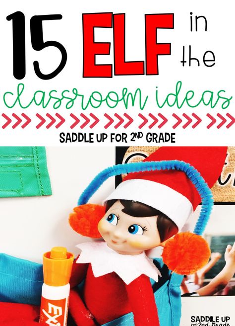 Elf On Shelf Notes, Elf In The Classroom, Preschool Elves, Elf Classroom, Classroom Shelves, Classroom Elf, Elf Ideas Easy, Bad Elf, Elf Activities