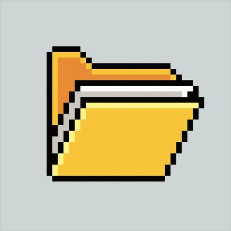 Pixel Folder Icon, Icon For Website, Office Icon, School Icon, Folder Icon, Pixel Art Games, Phone Layout, Art Folder, Cityscape Photos