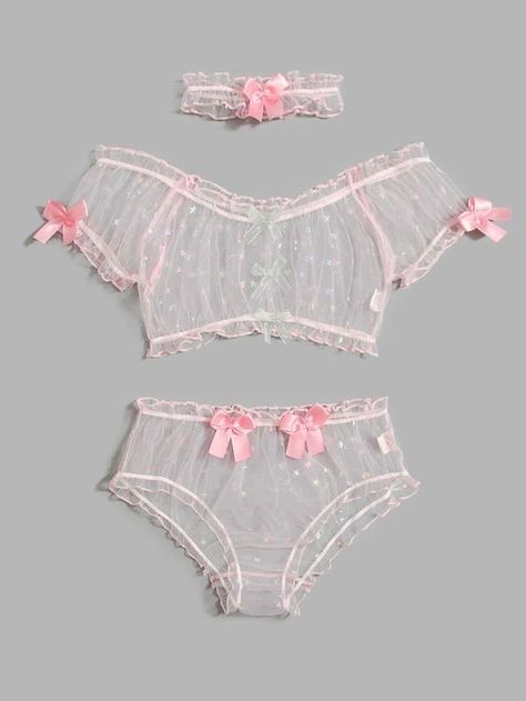 Lingerie Rosa, Lingerie Cute, Cosplay Kawaii, Bow Decor, Cute Lingerie, Pink Lingerie, Lingerie Outfits, Pretty Lingerie, روتين العناية بالبشرة