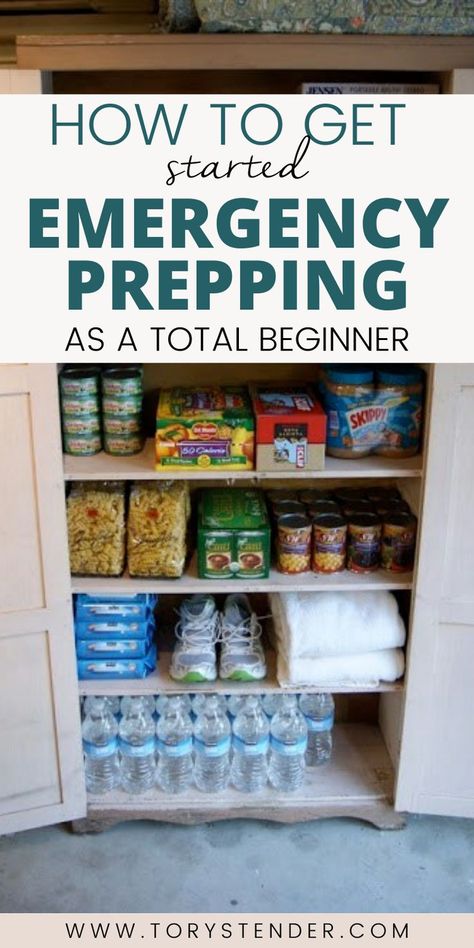 Emergency Food Storage Organization, Survival Medicine Emergency Preparedness, Beginner Prepping Food Storage, How To Start Food Prepping, Food To Keep For Emergency, Stock Food Emergency Preparedness, Food Storage Preparedness, Food Preping Ideas, Home Prepping Emergency Preparedness