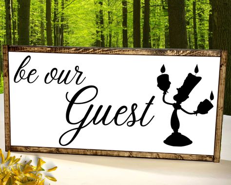 Be Our Guest, Guest Room Door Sign, Be Our Guest Bedroom, Be Our Guest Wedding Sign, Be Our Guest Sign Wedding, Be Our Guest Svg Free, Be Our Guest Sign Bedroom, Be Our Guest Beauty And The Beast, Disney Doormat