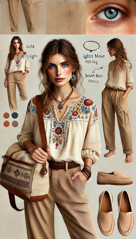 Look Boho Chic Elegante, Modern Bohemian Outfits, Style Hippie Chic, Boho Winter Outfits, Bohemia Dress, Bohemian Cowgirl, Capsule Wardrobe Casual, Look Boho Chic, Bohemian Style Clothing