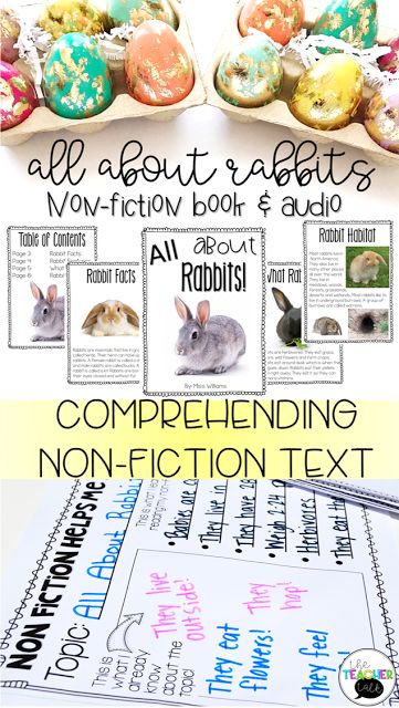 Easter Homeschool, Fiction Vs Nonfiction, Unit Studies Homeschool, All About Rabbits, Math Charts, 1st Grade Science, Homeschool Projects, 4th Grade Science, Balanced Literacy