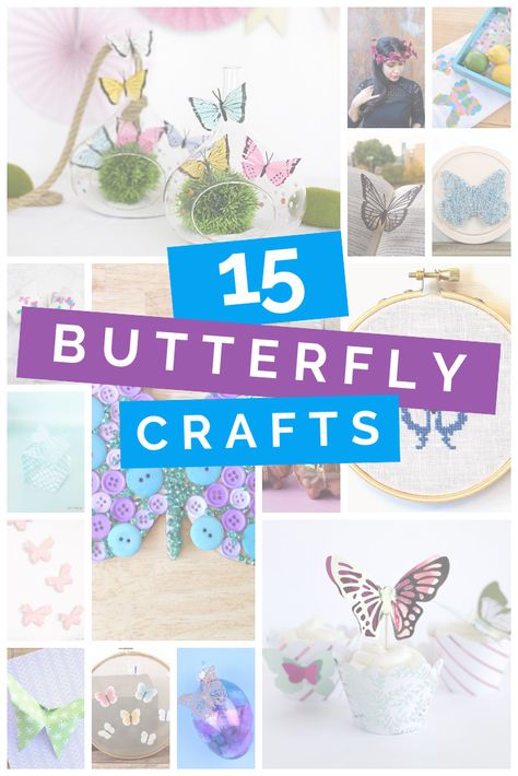 Diy Butterfly Decorations Craft Ideas, Butterfly Crafts For Adults, Diy Butterfly Decorations, How To Make Butterfly, Butterfly Party Decorations, Butterfly Project, Tea Crafts, Butterfly Tea, Amazing Crafts