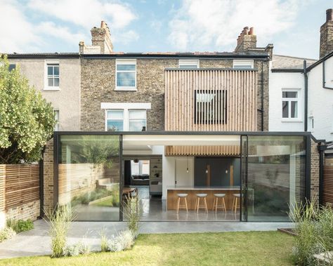 Modern Double Storey Extension in Southwark, London Uk House, West Facing Garden, Architecture Today, Pod House, Kentish Town, Victorian Townhouse, Modern Extension, Rear Extension, Timber Cladding