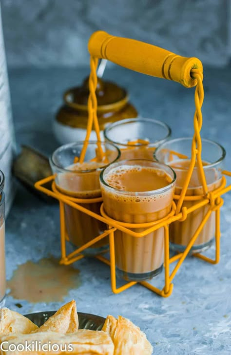 Masala Chai Photography, Indian Product Design, Indian Coffee Shop, Indian Chai Aesthetic, Chai At Home, Chai Aesthetic, Tea Indian, Breakfast Indian, Indian Cafe