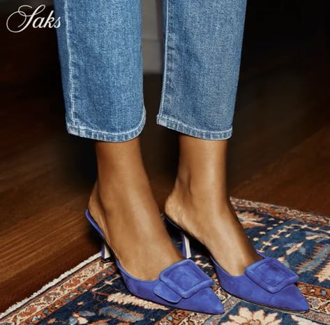 Manolo Blahnik Maysale Suede Mules Manolo Blahnik Shoes Outfit, Manolo Blahnik Maysale, Mules Outfit, Shoes Heels Classy, Short Heels, Manolo Blahnik Shoes, Sarah Jessica Parker, April Showers, In The Beginning