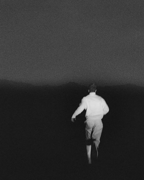 Running In The Dark, Cinematic Photography, Flash Photography, Dark Photography, Black N White, Bw Photo, Film Stills, Photo Reference, Photography Inspo