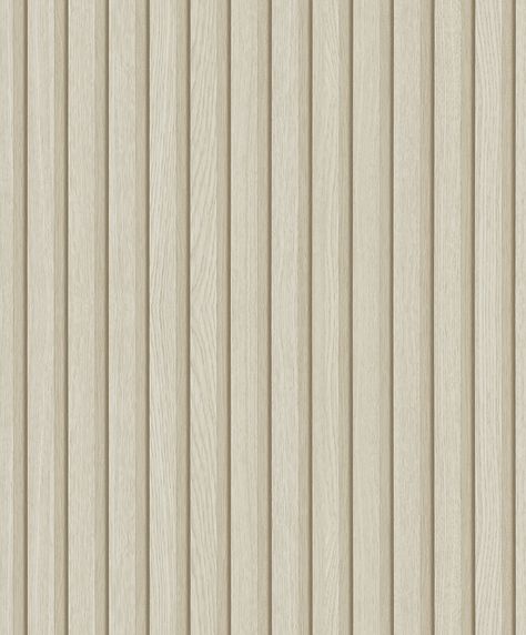 Eden Wood Stripe 33' L X 21" W Wallpaper Roll Eden Wood, Light Brown Wallpaper, Balance Design, Beige Wallpaper, Tropical Foliage, Wood Wallpaper, Brown Wallpaper, Striped Wallpaper, Wooden Slats