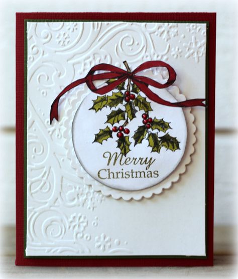 Rapport från ett skrivbord: Greenhouse Society - July Stampin Up Weihnachten, Christmas Cards 2017, Stamped Christmas Cards, Simple Christmas Cards, Christmas Card Inspiration, Homemade Christmas Cards, Stampin Up Christmas Cards, Stampin Up Christmas, Diy Christmas Cards