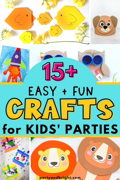 Birthday Party Craft Activities, Kids Birthday Craft Ideas, Kids Party Crafts Activities, Easy Birthday Crafts For Kids, Good Dinosaur Party Ideas, The Good Dinosaur Party Ideas, Crafts For Kids Birthday Party, Birthday Party Crafts For Kids, Crafts For Birthday Parties