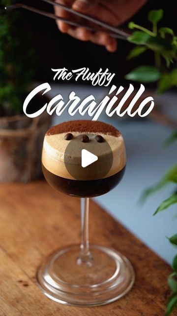 Rakshith Shetty on Instagram: "The Fluffy Carajillo - #Trendalert

Let's see how to make it, this is my version of Carajillo 🥂

Step 1 - In a shaker add below and shake for 10 seconds
- 30ml Tequila Blanco
- 30ml Liqor43
- 1 Shot of espresso
- Lot of ice

Step 2 - In a separate glass, add below and whisk or froth until frothy
- 15ml Liqor43
- 1 Shot of espresso
- (Optional) 3 dashes of your choice of bitter for that extra flavor, I added Orange bitters 

Grab a chilled coupe or martini glass. Pour in the frothy espresso from Step 2. Let it settle for 10 seconds, then start pouring the shaken mix from Step 1. Keep pouring until the foam reaches 1 to 2CM, or be bold and go higher! 

#FluffyCarajillo #MixologyMagic #romandianmixology #cocktailsin30
#cocktailsin60 #cocktail #cocktailparty #co Orange Espresso Martini, Rakshith Shetty, Boozy Hot Chocolate, Chocolate Ideas, Orange Bitters, Dessert Shots, Fancy Drinks, Coffee Cocktails, 10 Seconds