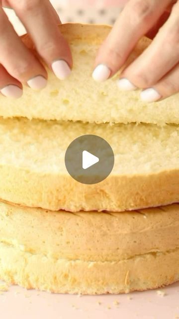 Genoise Sponge Cake Recipe, Sponge Cake Filling, Vanilla Sponge Cake, Basic Cake, Pastry Cream, Cake Fillings, Sponge Cake, Custard, Frosting