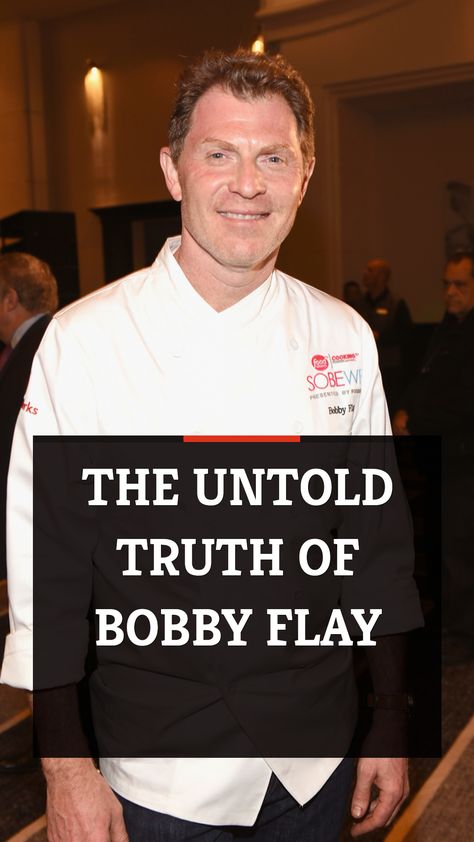 Flay's star was on the rise just as the fledgling Food Network launched. Flay made his first appearance on the network in 1994 and proved to have a gift for television, going on to become a staple on the network for decades. While he remains one of Food Network's most popular personalities, there's much his fans may not know about this multitalented, multifaceted celebrity chef. Keep reading to discover the untold truth of Bobby Flay. The Kitchen Food Network Recipes, Create Tv Recipes, Chef Bobby Flay, Celebrity Chef Recipes, Bobby Flay Recipes, The Kitchen Food Network, Cooking Shows, The Untold Truth, The Food Network