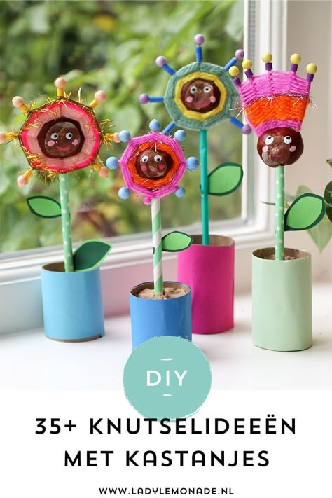 Knutselen met kastanjes | 35+ Simpele én super leuke knutselideeën Conkers Craft, Weaving For Kids, Fall Arts And Crafts, Easter Decorations Ideas, Easy Easter Decorations, Easter Tree Decorations, Ideas For Easter Decorations, Ideas For Easter, Easter Decorations Kids