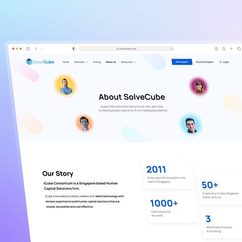 Hello Dribbble! 👋 Hope you all are doing good! I thought of presenting the design for About page we did for our esteemed client SolveCube. About pages are creative and personal to you and your company, there are several ways to construct one, however, the process is generally the same.We emphasise on Mission Vision and Values also try to emphasise on how the company has evolved. ✨ We also take into consideration what target market expects from the company. Visitors want to know that they're in What We Do Page Design, Our Vision And Mission Design, About Us Page Design Creative, Our Mission Page Design, Mission Vision Design, About Us Page Ui Design, Our Clients Page Design, Mission Vision Values Design, Our Services Page Design