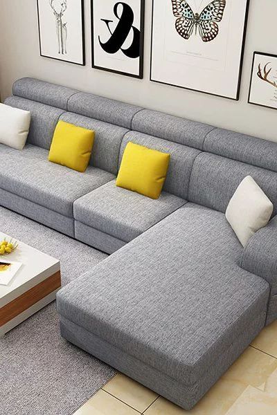 stain wood inside playful and colorful streetwear timeless classics bold color palette for home interior L Sofa Design Modern, Sofa Come Bed Designs Modern, L Corner Sofa Design, Sofa Design L Shape, L Shape Sofa Design Living Rooms, Shape Sofa Living Room, Office Sofa Design, बेडरूम डिजाइन, Sofa L Shape