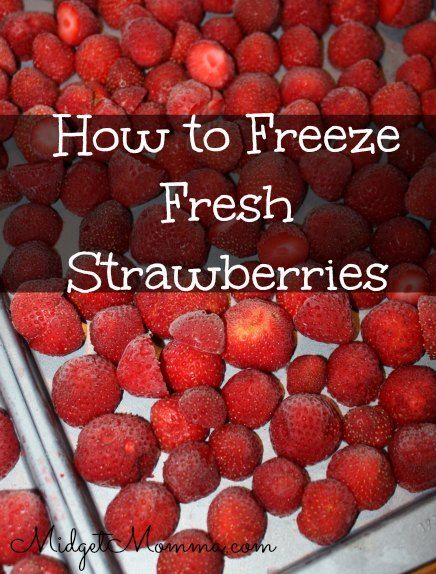 Freeze Strawberries, Freezing Strawberries, Freezing Fruit, Freezing Vegetables, Canning Food Preservation, Canned Food Storage, Red Girl, Frozen Veggies, Food Saver