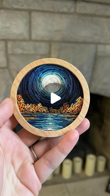 Quilling Art, Paper Quilling, Paper Art, Moon, Paper Crafts